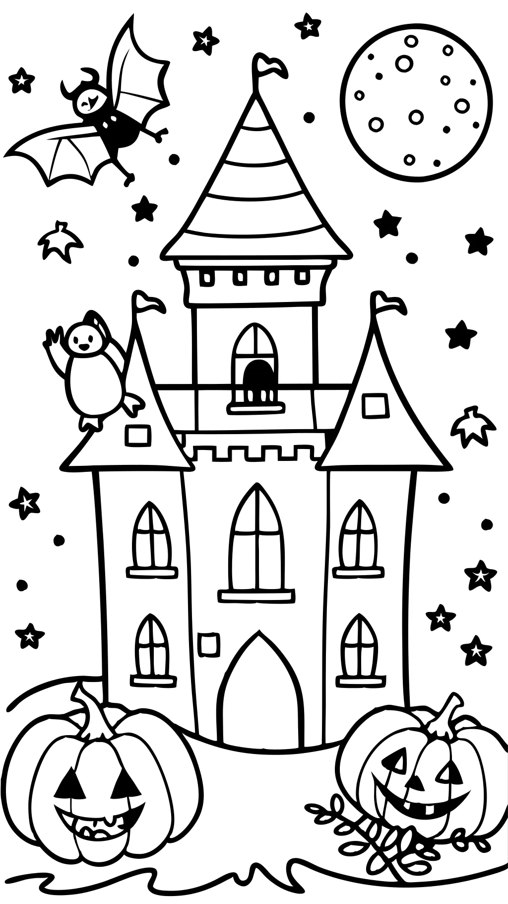 coloring page for halloween